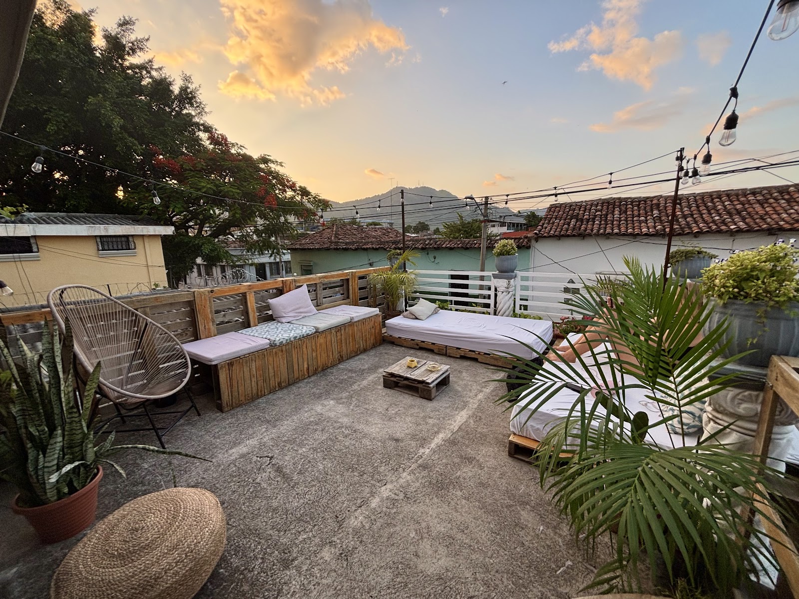 Vista de Casa Coco Hostel Santa Ana
